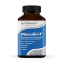 Life Seasons Masculini-T - תוסף תמיכה בטסטוסטרון - משפר תכונות נפשיות וגופניות של ביצועים מיניים ואתלטיים - תמיכה נורמלית Erectile פונקציונלי - שיפור Libido - 180 קפסולות