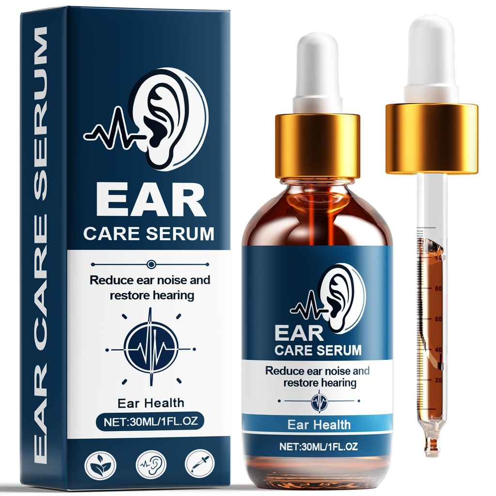 Tinnitus Relief for Ringing Ears, Natural Ringing Relief Drops, Reduce Buzzing and Clicking Noise & Relieve Ringing Ears, Soothe Ear Noise and Support Ear Health for Men & Women 30ML