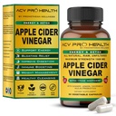ACV Pro Apple Cider Vinegar קפסולות מוסמך אורגני עם אמא ACV גלולות Detox ניקוי החומצה Acid Reflux תמיכה תוספי ג'ינג'ר Root Cayenne Pepper אבקת
