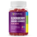 Elderberry Gummies for Kids with Zinc and Vitamin C - Immune Support Supplement for Children - 120 Count, Vegan, Berry Flavor - Convenient Daily Defense with Antioxidants and Essential Nutrients