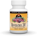 מקורות טבעיים Resveratrol, for Heart and Healthy Aging* 200 מ"ג - 30 טבליות