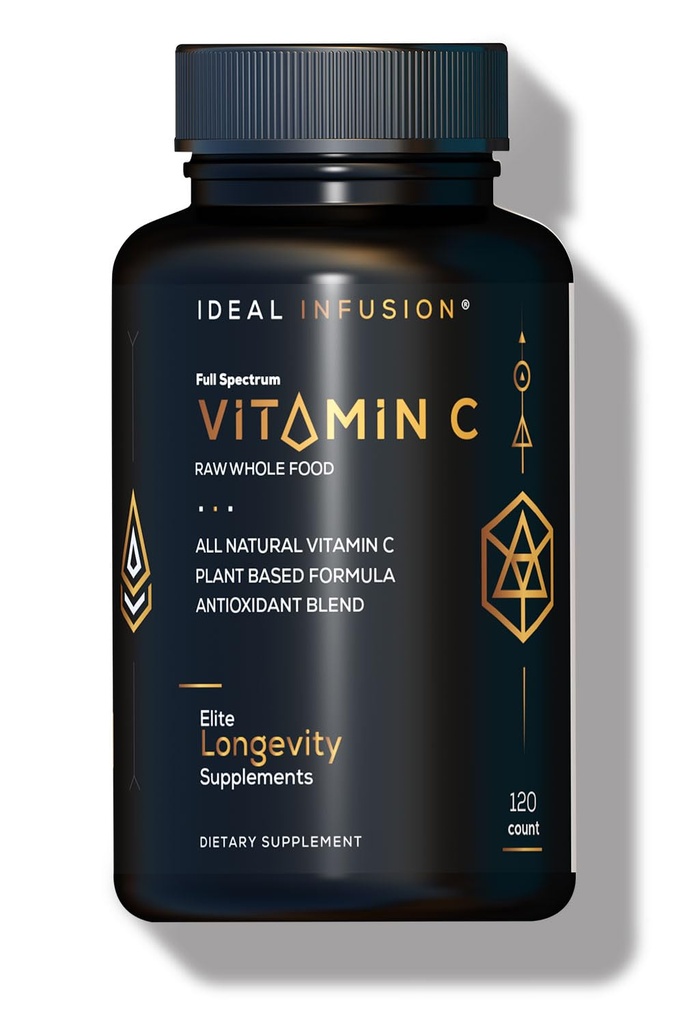 Infusion Whole Food ויטמין C Complex: 675 מ"ג אורגני ויטמין C מתפוזים ו- Acerola Berries with Natural Food Based Bioflavanoids (60 משרתים) צמחי מבוסס ויטמין C, טבעוני, non-GMO