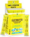 KEY NUTRIENTS אבקת Packets 20 Pack - No Sugar, מרעננת Lemonade, hydrotion Packets עם אבקת אלקטרוליט עבור מרעננים אלקטרוליטה שתי חבילות - Zero Calories