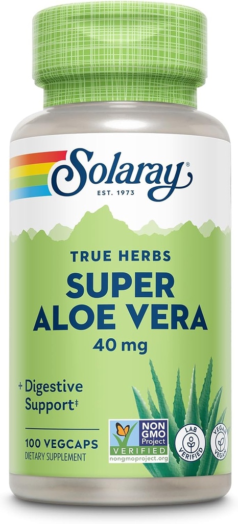 SOLAרי Super Aloe Vera Gel 8000 מ"ג | באופן טבעי Occurring Amino Acids, ויטמינים, מינרלים, Enzymes & Antioxidants for Healthy Digestion Support