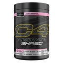 Cellucor C4 Ultimate Shred Pre Workout אבקת, תוסף Metabolism עם קייאן פלט +300 מ"ג Caffeine+TeaCrine+Dynamine - Lemonade ורוד, 20 משרתים