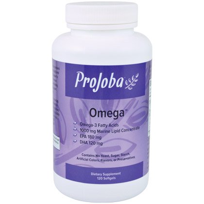 ProJOBA OMEGA 3 חומצות שומן חיוניות, EPA ו DHA - 120 CAPS