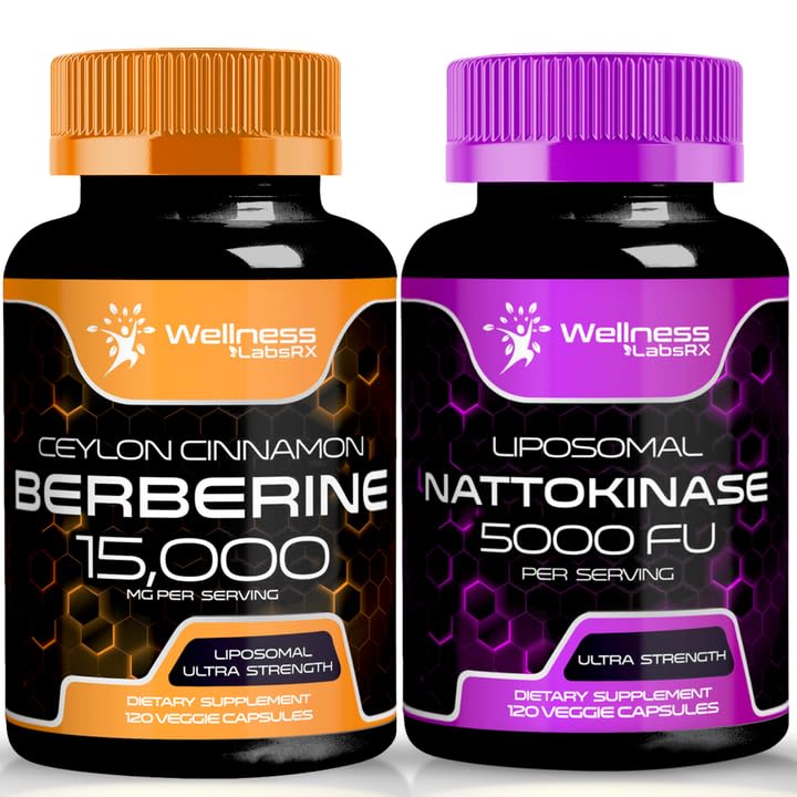 Actokinase תוספי קפסולות - 5000 FU - Enzymes from Pure Japanese Natto Extract, Heart and Immune Support