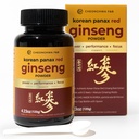 CHEONGHWA F&B Panax Ginseng Powder, 10% Ginsenoside (Total 20,000mg, 4 Month Supply), 4.23oz, +5 Year Grown Korean Red Panax Ginseng, Focus & Immune Support, Ultra-fine Powder, Non-GMO