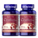 הגאווה של Puritan באופן טבעי Sourced Cranberry One Per Day פירות ריכוז 500 מ"ג, 50:1 תוספת תזונתית לתמיכה Urinary Tract, 4 חודשים אספקה, 120 קפסולות שחרור מהיר, 2 Pack