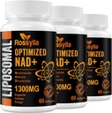 1300 MG Liposomal NAD+ תוסף | ההרחבה הגבוהה ביותר | Purest NAD Supplemet to Boost NAD+ תגית: Boosting NAD+ תוספת של Aging Defese, Energy cell, Longevity