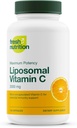 תזונה חדשנית Liposomal ויטמין C - 2000 מ"ג DNA מאומת ופוטנט VIT C (מחומצה אסיבית) - Swallow או אבקת Pour לתוך משקה, All Natural Vegan Friendly, non-GMO, Gluten-Free, ללא חלב