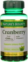 Nature's Bounty Cranberry פירות 4200 מ"ג, בתוספת ויטמין C Softgels, 120 ea (Pack of 5)