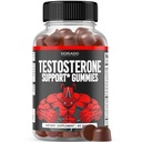 טסטוסטרון Gummies for Men (60 Count) תוסף טסטוסטרון לגברים - Premium Test Booster - תמיכה כוח, Stamina, Drive & Performance - צד שלישי נבדק, Non-GMO, טבעוני בטוח ומיוצר בארה"ב