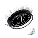 Lashify Curl 12mm Gossamer Eyelashs Refill, שחור, קל כוזב טיפות עבור מראה טבעי