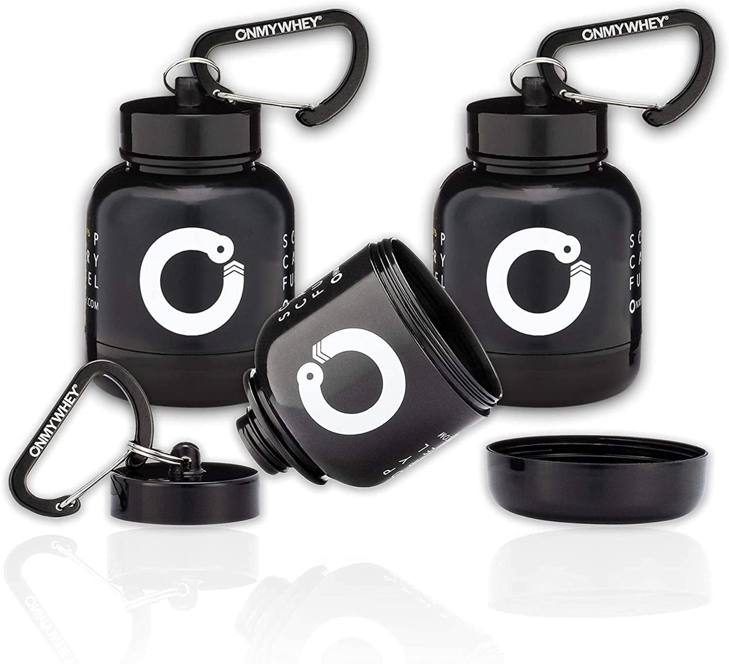 ONMYWHEY - חלבון נייד ואבקת תוספי אבקת Funnel Key-Chain - Modern 3-Pack