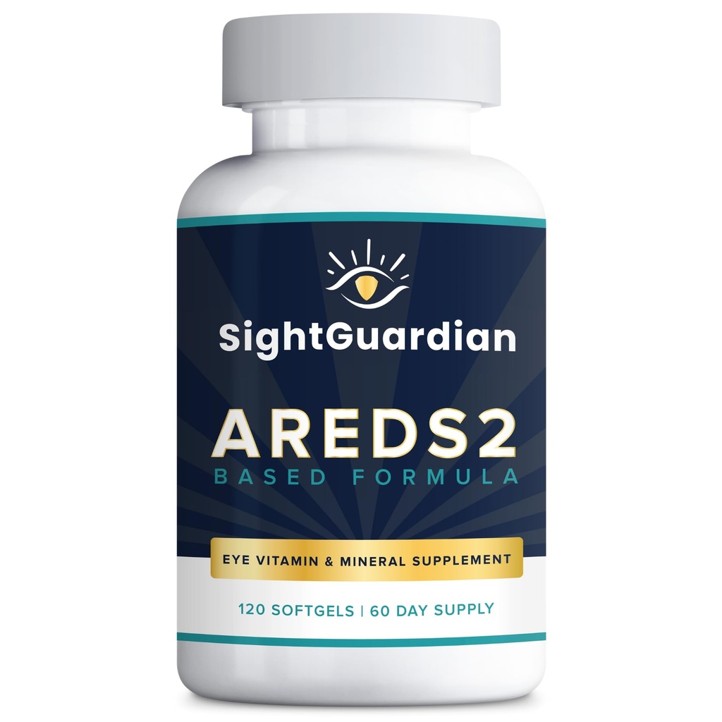 הםDS2 מבוסס ויטמין-Mineral תוסף (120 ct. 60 יום אספקה) - תוספת מבוססת AREDS2 לעיניים - נמוך Znc פורמולה - תוסף ראייה ווויטמין