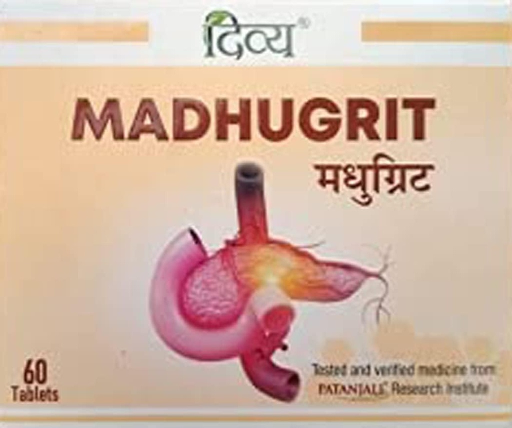 Patanjali Divya Madhugrit 60 טבליות - Pack of 1