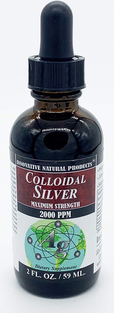 Colloidal Silver 2000 PPM (2 oz) על ידי מוצרים טבעיים חדשניים