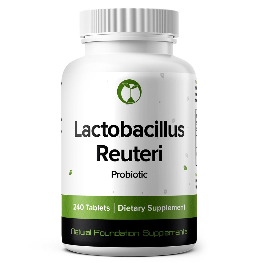Lactobacillus Reuteri Probiotics 3 מיליארד CFU Probiotics for Men & Women Supports Intestinal Digestive & Gut Health (240, Lactobacillus Reuteri)