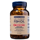 שמן הדגים הפרוע של Wiley אלסקה Peak DHA - 900 מ"ג EPA ו DHA אומגה 3s - 120 Softgels (60 משרתים)