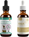 Rejuvica Health Active Adrenal + Active Maca - תמיכה באנרגיה + מתח - משלוח נוזלי עבור טוב יותר Absorption - Rhodiola, Maca, בזיליקת קודש, אשוגנדה ועוד!
