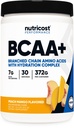 אבקת מזון BCAA + הידרציה (Peach מנגו) 30 משרתים - Chained Amino Acids עם תרכובת הידרה - Gluten-Free, non-GMO