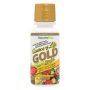 Natures Plus מקור החיים Gold Multivitamin נוזל - 8 oz - עם ויטמינים D3, B12 & K2 - Blood, Bone & Immune Support - Vegetarian & Gluten חינם - 8 משרתים
