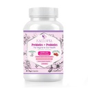 פרוביוטיקה לנשים עם Prebiotics Cranberry D-Mannose Digestive Enzymes & Hibiscus 34 Strains 100 מיליארד CFU Feminine Care תוסף עבור Vaginal Gut Urinary Health ו- pH Balance Support