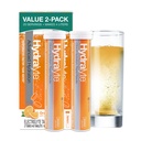 טבליות אלקטרוליטיות בוהקות | 40 Orange Electrolytes | Airplane Travel Essential for Rapid Rehydration