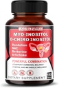 Myo-Inositol + D-Chiro Inositol - 150 קפסולות - עם Folate, NAC, Berberine, CoQ10, ו- Detox בלגן - תמיכה הורמונלי איזון ומטבוליזם - Non-GMO, Gluten-Free-Free Gluten-Free Gluten-Free Gluten-Free-Free Gluten-Free-Free Gluten-Free-Free-Free Gluten-Free-Free-Free-Free CoQ10