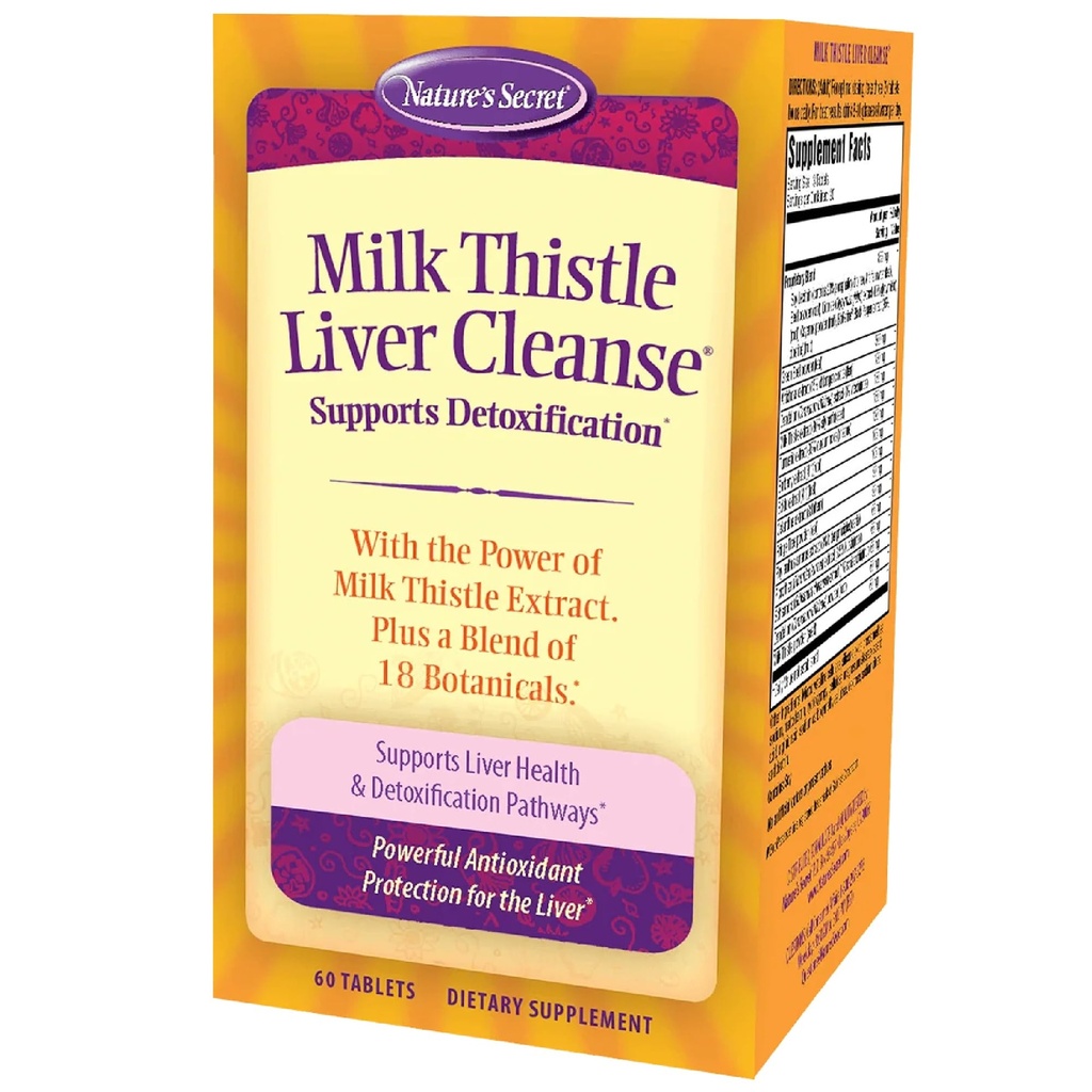 החלב הסודי של הטבע "Thistle Liver ניקויse" - 60 טבליות - תמיכה פונקציונליות חיה בריאה ו Detoxification - 18 בול בוטני Turmeric, Dandelion, Beet, & Artichoke - Natural Powerful Antioxidant Antioxidantantantant Antioxidantantantantantantant Antioxidantantantant Antioxidantantantant