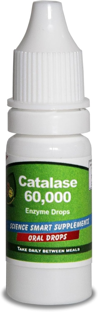 Catalase 60,000 - מדע חכם - ייחודי - הכדאיות הגבוהה ביותר של תוספי תזונה מלאה. 31 מנות לשימוש חודש אחד.