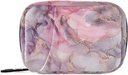 Pink Marble Texture Pill Box 7 Day Pill Case Travel Pill Productionser Bag with Zipper Portable Weekly ויטמין Medicine תוסף Holder Pouch Bag