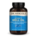 Dr. Mercolaאנטארקטי קריל שמן - 1000 מ"ג - אומגה 3 תוספת עם EPA & DHA - תמיכה המוח, הלב, Joint & Immune Health - GMO-Free, Gluten-Free & Soy-Free - 180 קפסולות (90 משרתים)