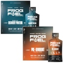 צפרדע חשמל רגיל חלבון ו Ultra Pre Workout Shot Bundle, 1500 מ"ג Beta Alanine, 15g חלבון ננו-Hydrolyzed Grass פד Collagen, Pre & Post Workout, 1.2 oz Packets, 48 Pack