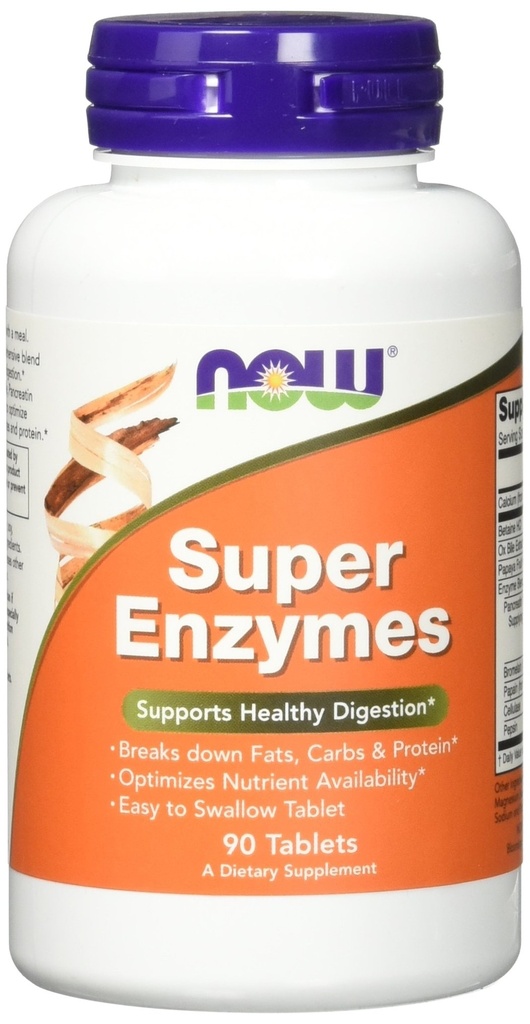 Now Super Enzymes, 90 טבליות (Pack of 2)