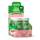 טבליות אלקטרוליטיות מדהימות, Fizzy Greens Water Flavoring Tablet עם ויטמינים, hydrote Strawberry Lemonade, 10 Count (Pack of 6) (Packing May Vary)