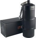 שלושה מארגן גלולות גדול שכבתי, אלומיניום, Metal Dispensers, חסימת מים, יכול לאחסן גלולות כל גודל, ויטמינים, שמן Cod Liver, תוספים ותרופות (שחור)