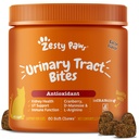 Zesty Paws Cranberry Urinary Tract Bites for Cats - Kidney & Urinary Tract Health - Soft Chews with D-Mannose, ויטמין B6 & L-Arginine - Immune & Gut Support - בייקון - 60 הרוזן