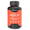 Naturalis Atlantic Salmon Oil 1000mg 60 Softgels | 100% from Norway | Wild-sourced Salmon Oil packed with full-spectrum Omega to promote heart health, brain function, and healthy aging.*