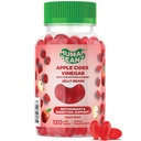 Apple Cider Vinegar Jelly Bean Gummies עם אמא וג'ינג'ר, תוספי תזונה צמחוניים לגברים ונשים, תמיכה בריאות העיכול, 120 Apple Blast Jelly Beans, כשר כשר