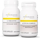 Integrative Therapeutics Bundle עם Active B-Complex, 60 קפסולות ו- L-theanine, 60 קפסולות - Active B-Complex כדי לתמוך במטבוליזם אנרגיה עם 8 B-Vitamins* - L-anine כדי לתמוך במדינה רגועה *