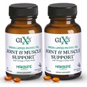GLX3 Green Lipped Mussel שמן קפסולות לתמיכה משותפת ושרירים | תוספת-Strength ETA, EPA, DHA אומגה 3 ירוק Lipped Mussel עבור נוחות, גמישות ושיקום על ידי HakaLife GLX3
