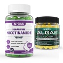 NEVISS Nicotinamide 500 מ"ג חניכיים + Marine Algae Calciummies Bundle