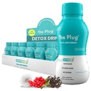 משקה הנקה של Plug Liver Detox & תיקון - צמחי מבוסס צמחית אלקטרוליטה משקאות עבור Liver Support & Health, Bloating הקלה, שחזור Antioxidants & מינרלים | Liver Energy Drink (24-Pack)