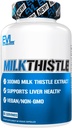 Evlution EVL Silymarin חלב זהtle כמוסות - תוספת עבור ניקוי Liver Optimal Livese Detox & תיקון - Herbal Liver תמיכה עם תוספת של חלב תמצית חלב טהור - 60 Non-GMO Veggie קפסולות