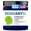 עיבוד בסיסי Migrastil Soothing Neck & Shoulder Cream - Fast-Acting & Powerful - non-Gry Topical Cream (4 oz). מיוצר בארה"ב