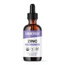 Vimergy אורגני Zinc תוספי עבור נשים וגברים (7.5 מ"ג נוזל Zinc Per משרת) מהיר-Absorbing Immune תמיכה, מקדם עצמות בריאות ועור, USDA מוסמך אורגני, טבעוני, עד 27 משרתים (55 mL)