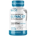 חומרים מזינים NAC Ethyl Ester + Glycine - תוספת כוח 375 מ"ג - NACET עם סלניום - 80% זמינות ביולוגית - N-Acetylcysteine - Anti Aging תוסף, Boost Glutathione - 60 קפסולות - צד שלישי נבדק