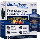 תוסף Glutathione נוזלי, לימבורי ברי פלמורד Acerola Energy Booster w/Zinc, Daily ויטמין & מינרלים, Zero Sugar Formulation, Everyday Auto-Immune Support for Adults, 0.34 floz, Pack of 60